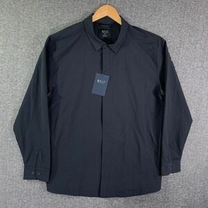 BYLT Tech Nylon Shirt Jacket Men 2XL Black Athleisure Performance Athletic